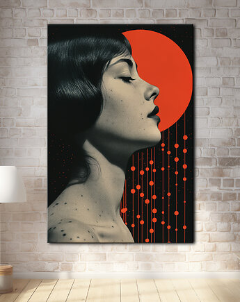 Pył księżycowy - Plakat - Druk - Kolaż, Abstrakcja, Surrealizm, Loft #26, Black Sapphire Art