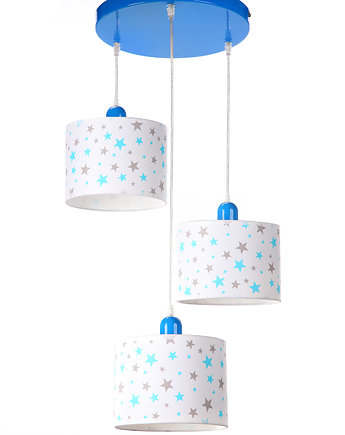Niebieska lampa wisząca do pokoju dziecka, SkyLighting