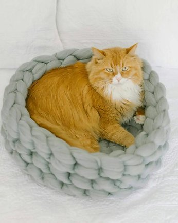 Legowisko dla kota, łóżko dla kota, meble dla kota, kocyk dla kota, Złośliwy Lis