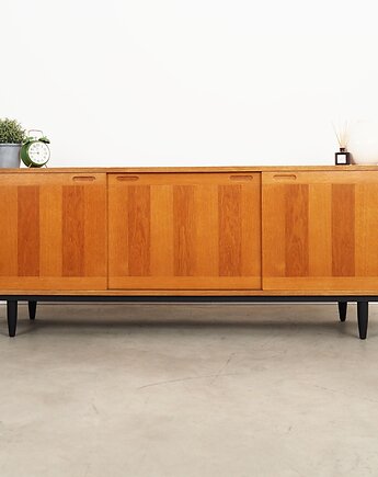 Sideboard jesionowy, duński design, lata 70, produkcja: Skovby M, Przetwory design