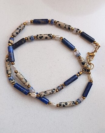 Blues Velvet saute- naszyjnik, Emilia Rabenda