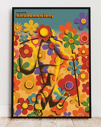 Plakat Człowiek nieudomowiony, Agata Małecka