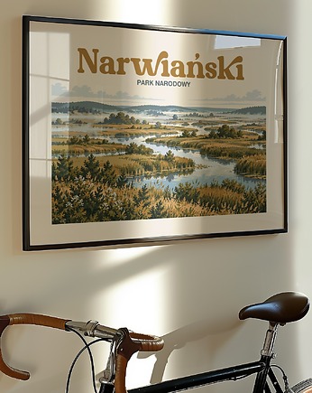 Plakat Narwiański Park Narodowy - Druk Pigmentowy, DAPIDOKA
