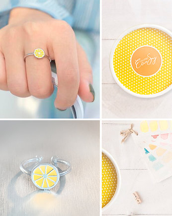Lemon  z kolekcji Makaliboo - SREBRO 925 -BOX, Ewa Saj  Silver