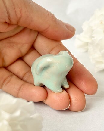 Króliczek - miniaturowa figurka, Och ceramika