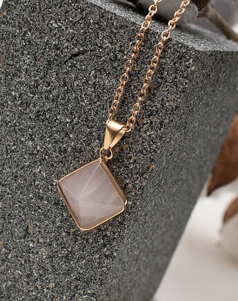 Naszyjnik "Lysandra" - Kwarc Różowy - Energia Wzrastającej Miłości, mdesign