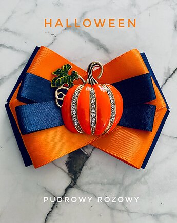 Brosza z niesamowitą Dynią Halloween New, Pudrowy Różowy