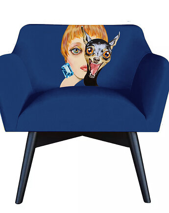 Fotel POP-ART Synergia, Happy Barok