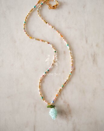 Mix&Match elegancki łańcuszek z koralików z cytrynką, Maybe Jwlr