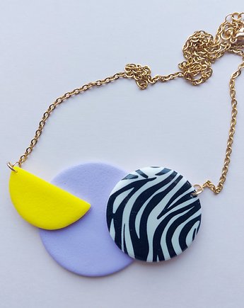 Naszyjnik "Kolorowa zebra", Parami jewelry