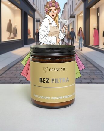 Świeca zapachowa BEZ FILTRA 250 ML, Oyka Candle