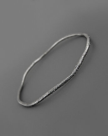 Bransoletka Surowa Fala Srebro, Pastelove Jewelry