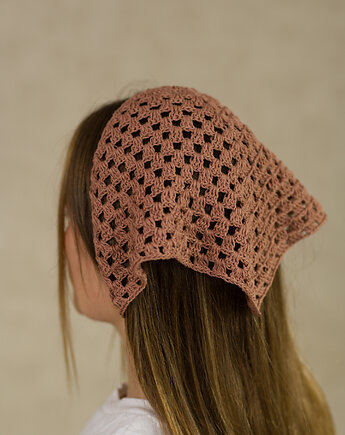 Chustka na głowę jasny brąz, DecMabu