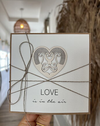 Kartka na ślub ręcznie robiona ślubna Love is all you need, sorte