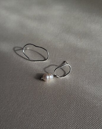 Kolczyki Pearl Drop, CZARNECKA