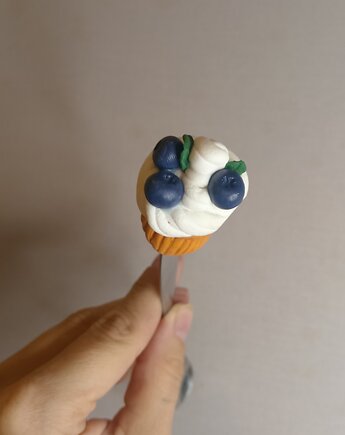 Łyżka z dekoracją "Muffin", MariaPolymer