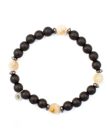 Męska bransoletka zodiakalna - Panna - odwaga i dobrobyt IV, Kulka Bransoletki