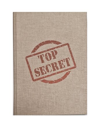 Notes Top secret A5 200 stron ecru w kropki, Pracownia Introligator Gliwice