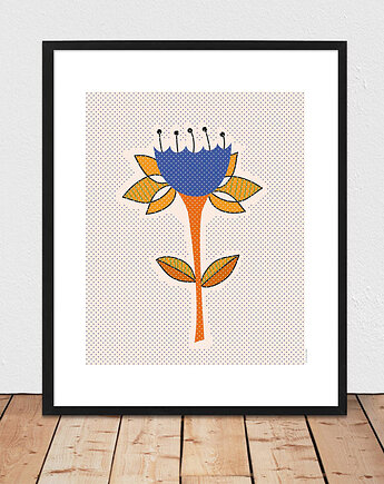 Plakat dekoracyjny, kwiatek, Dekorando