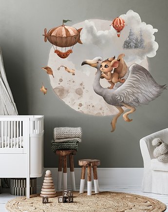 Naklejka ścienna koło Magic Dreams 140 cm PZ, OKAZJE - Prezent na Baby shower