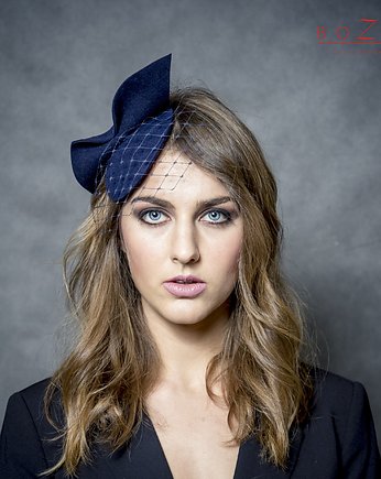 Minimalistyczny filcowy stroik do włosów., BOZKA Luxury Handmade