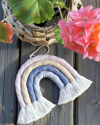 Tęcza makrama na ścianę zawieszka boho, soolley
