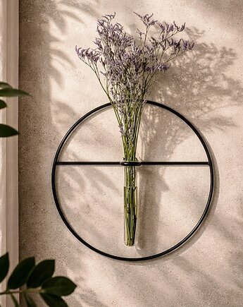 Metalowy kwietnik wiszący Flori, Vavum Furniture