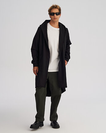 Dzianinowy płaszcz Directeur Artistique męski, HARP TEAM