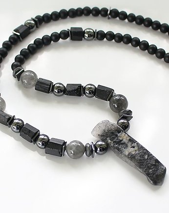 Kwarc z rutylem, turmalin, hematyt - Kreacja, KEIT