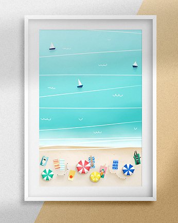 Plakat "Morze", dana maczynska