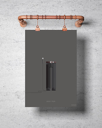 Plakat Iggy Pop, minimalmill