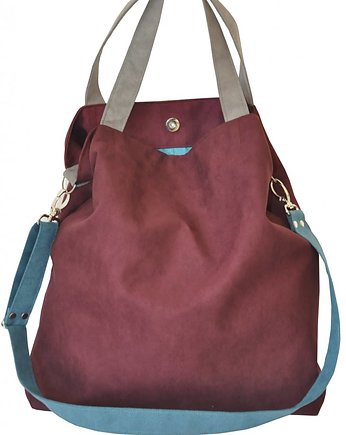 Torba hobo XXL - oberżyna, morski, szary, PRACOWNIA 166