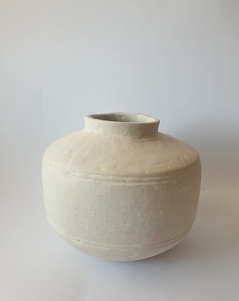 Wazon Charan kolekcja KREDA papier-mache 20/21 cm, naniby