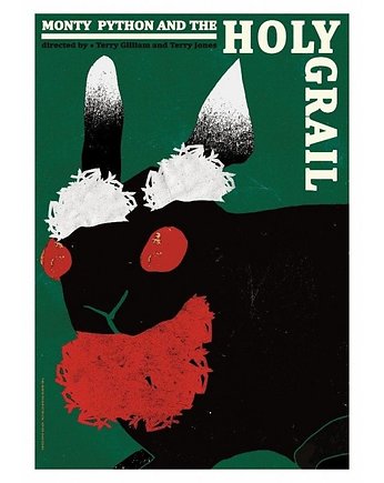 Kartka pocztowa - Święty Graal, Monty Python, Galeria LueLue
