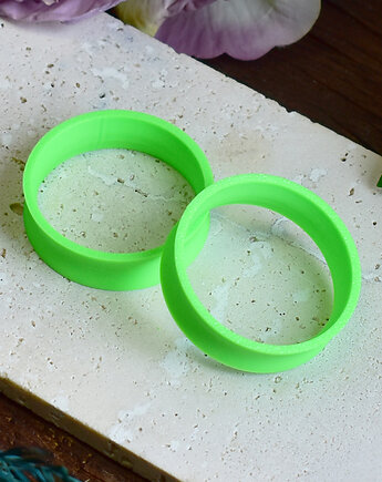 Tunele do uszu 10-100mm / neonowa zieleń / plugi, tunele siodłowe, Spirit Of Copper