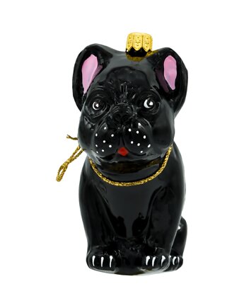 Bombka choinkowa: Buldog francuski: czarny, Syn Bombkarza