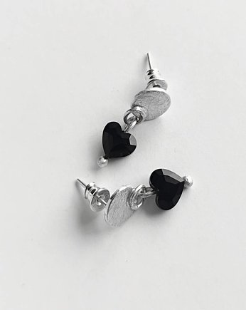 Kolczyki serduszko, Katarzyna Kaminska ART