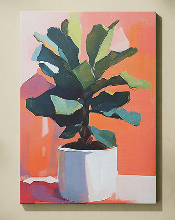 Ficus lyrata - Obraz na płótnie, Harry Monkey