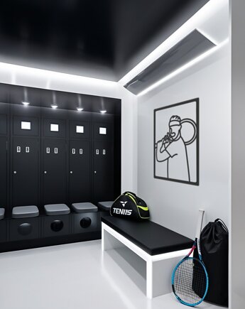 Metalowy obraz Tenisista, Vavum Furniture
