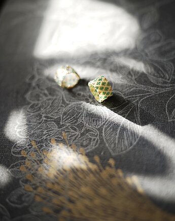 Pierścionek Beadingowy Fragile Green, Karolina Herra