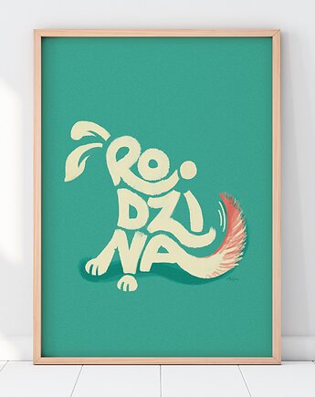 Plakat Rodzina/Pies, Kasia Masala