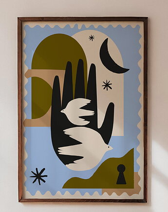 Plakat Protect your Peace, Pola Augustynowicz