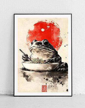 Plakat Żabia przygoda z ramen, Harvest Maison