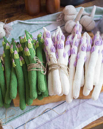 Robione na drutach szparagi, OSOBY - Prezent dla dziecka