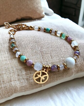 RYBY - zodiac collection - PREMIUM - gold, kaktusia