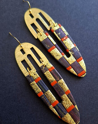 Kolczyki artDeco no1, Motywator Eweliny