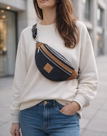 Zamszowa nerka basic Arizona, sabi tatka