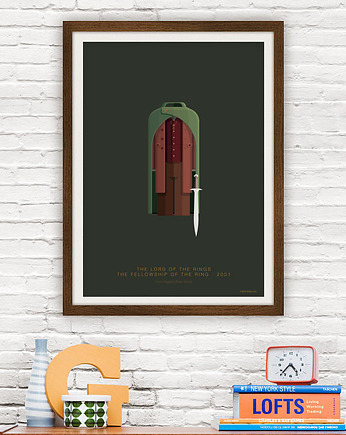 The Lord of the Rings - Frodo - plakat 50x70 cm, minimalmill