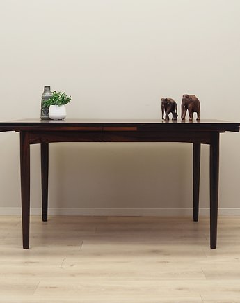 Stół palisandrowy, duński design, lata 70, produkcja: Dania, Przetwory design
