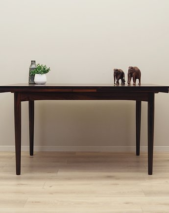 Stół palisandrowy, duński design, lata 70, produkcja: Dania, Przetwory design